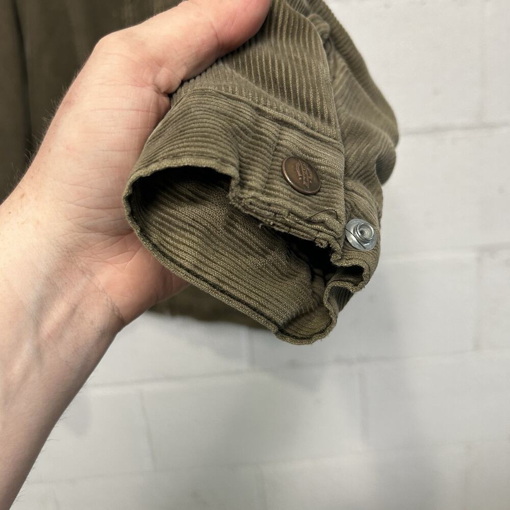 Vintage Dickies Quilt-Lined Corduroy Detroit Jacket “Green” - Picture 10 of 14